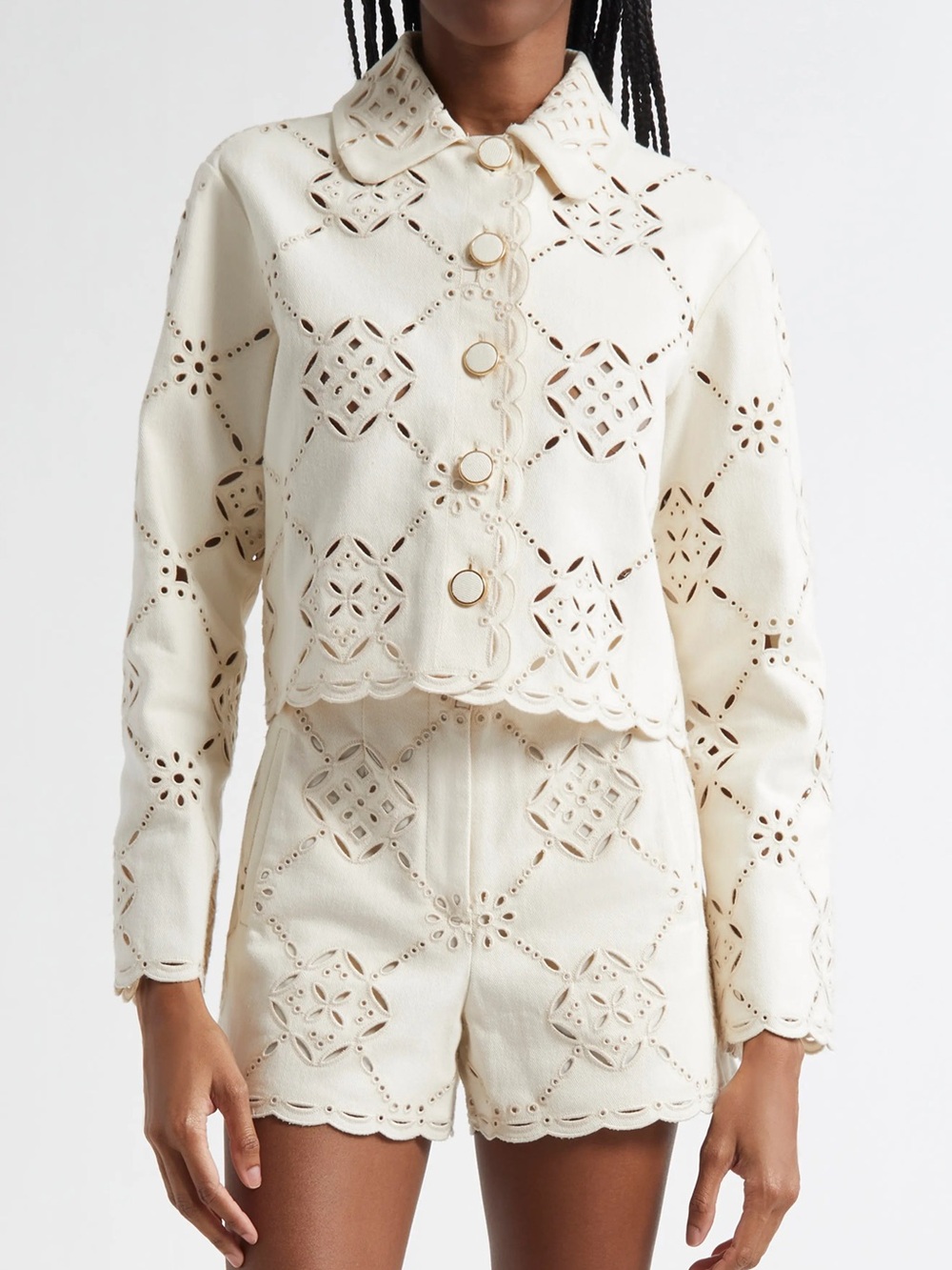 Veronica Beard Adelaide Stretch Cotton Jacket
